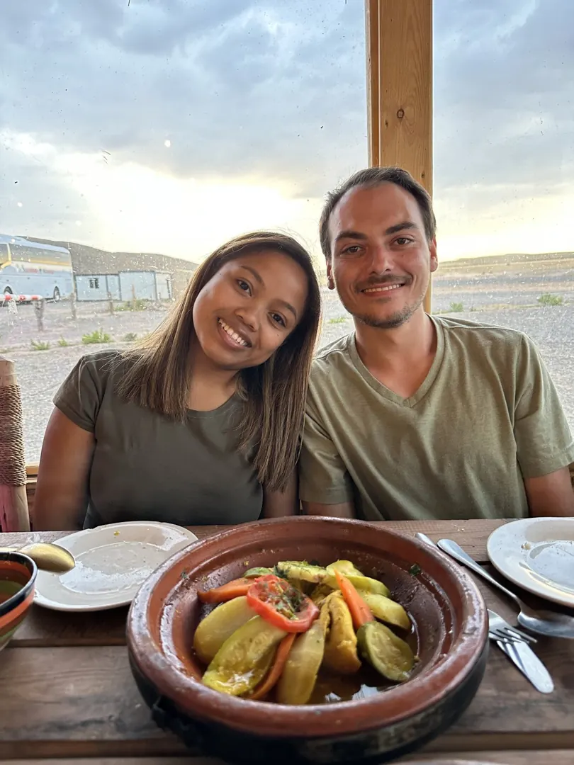 Dîner dans le désert d'Agafay