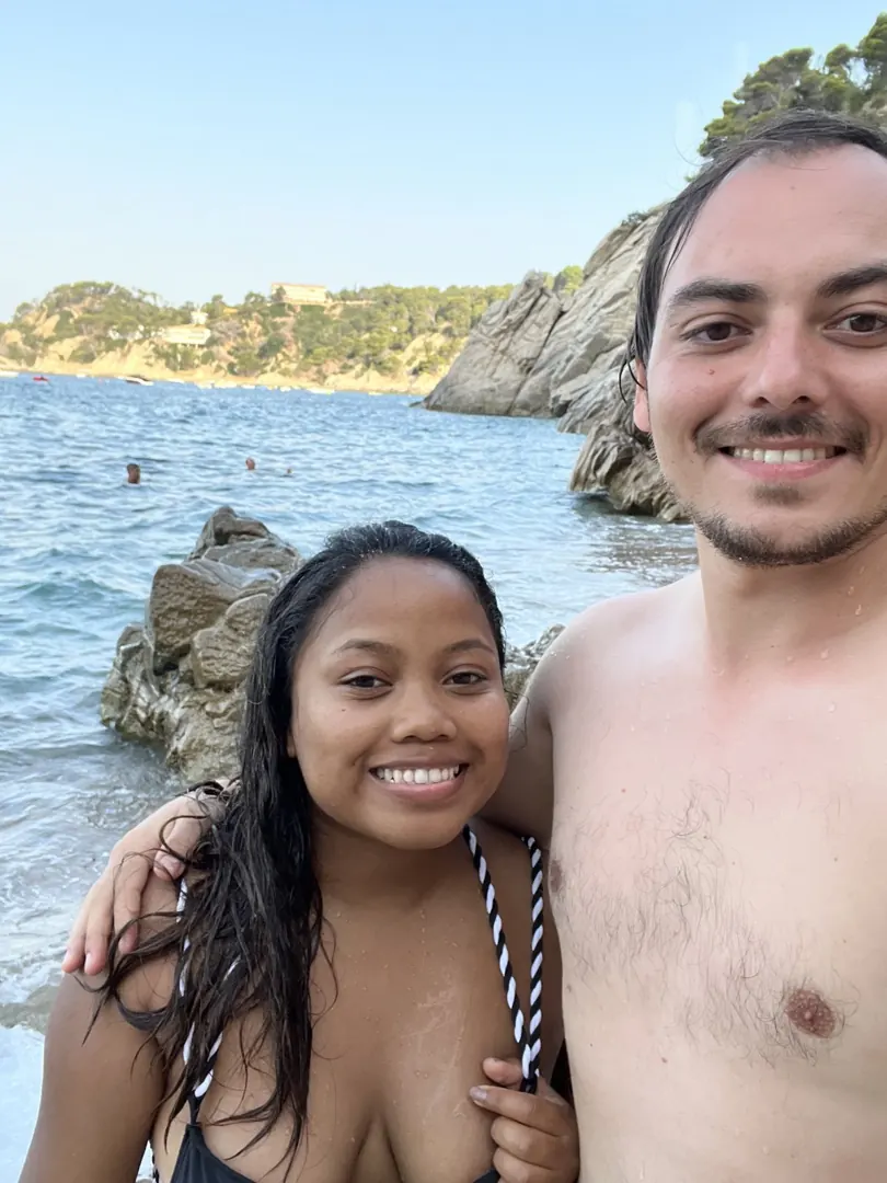Alexis et Manou à la plage, Costa Brava