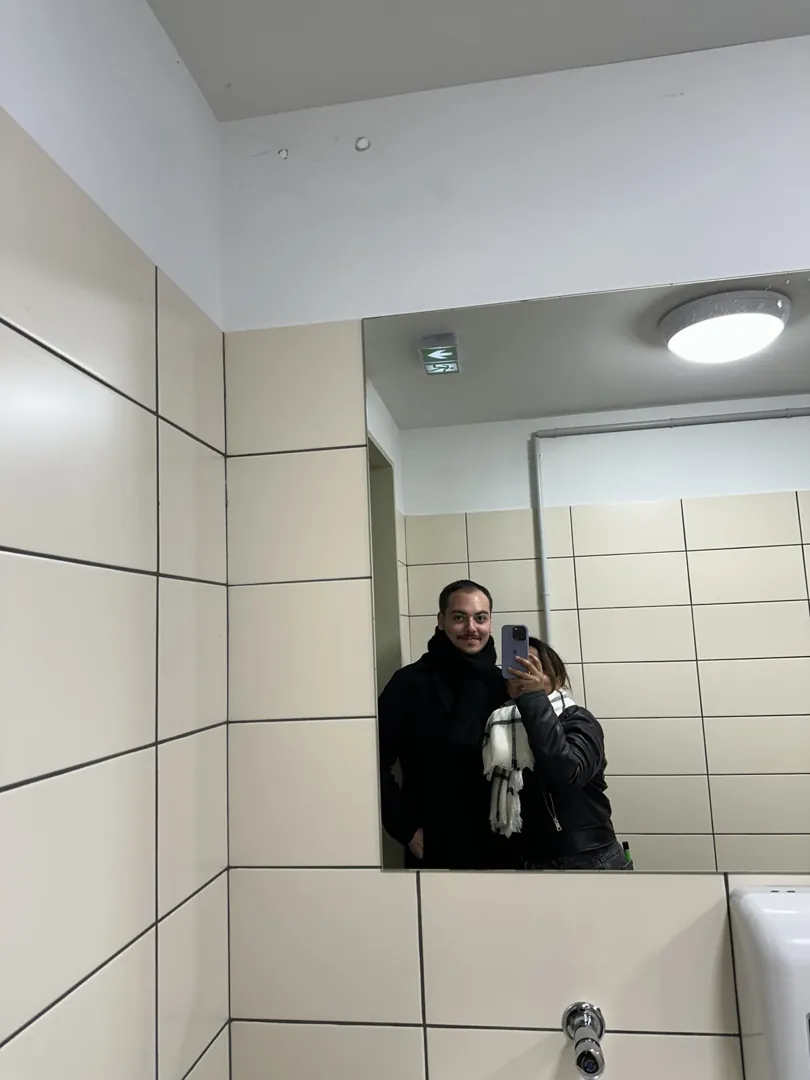 Selfie miroir le soir du réveillon