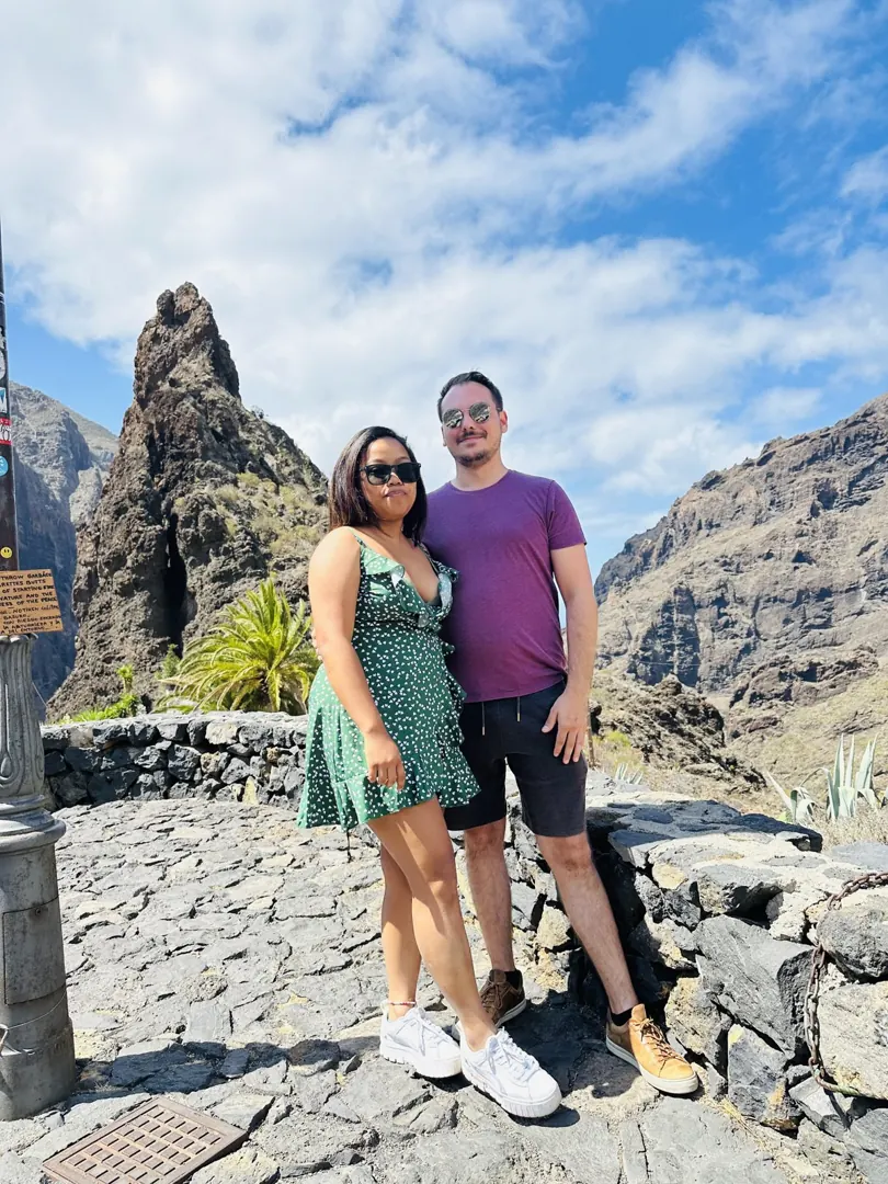 Alexis et Manou à Masca, Tenerife